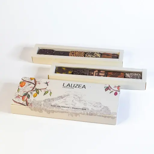 [CARRE10CHO] ÉCRIN 10 CHOCOLATS (ou 16 petites découpes)